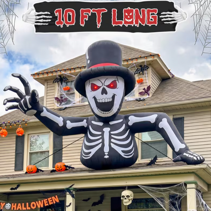 10FT Giant Halloween Inflatable Skeleton