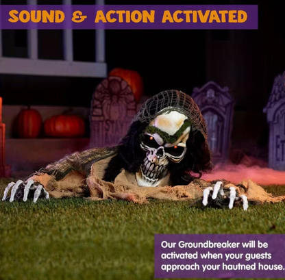 Halloween Decoration Outdoor Animated Zombie Groundbreaker