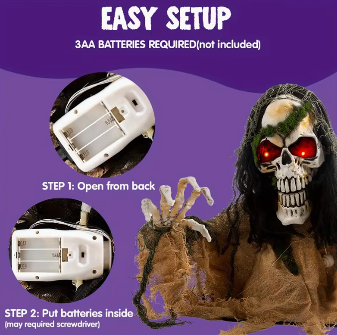 Halloween Decoration Outdoor Animated Zombie Groundbreaker