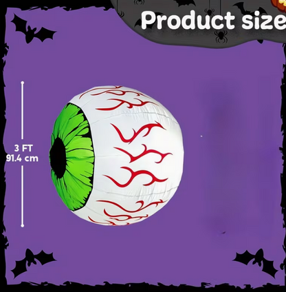 2 Packs Halloween Inflatables Large Set of Eyes Decoration Blow Ups