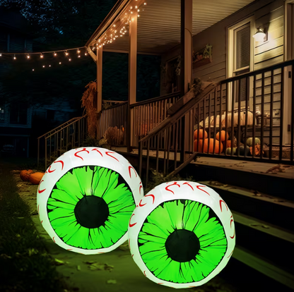 2 Packs Halloween Inflatables Large Set of Eyes Decoration Blow Ups