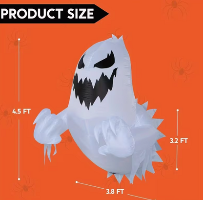 4.5 FT Tall Halloween Inflatable Ghost Outdoor Decoration