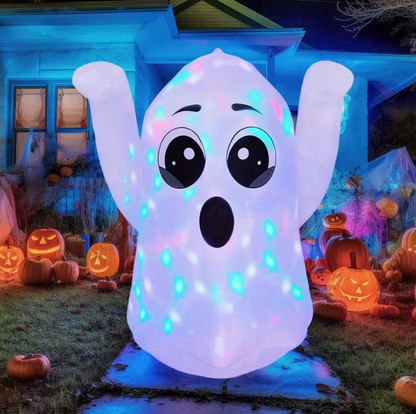5 FT Tall Halloween Inflatable Friendly Ghost Outdoor Decoration