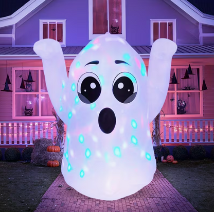 5 FT Tall Halloween Inflatable Friendly Ghost Outdoor Decoration