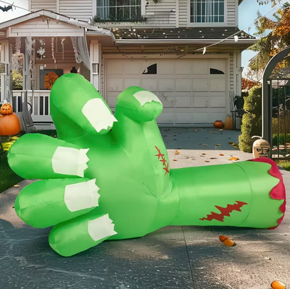 9ft Long Giant Halloween Inflatables Zombie Arm Outdoor Decoration