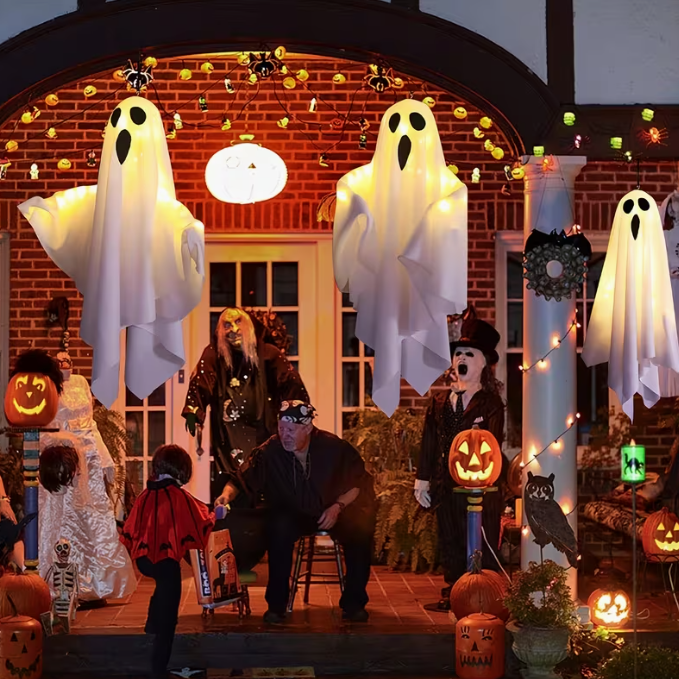 Hanging Ghost Halloween Decorations
