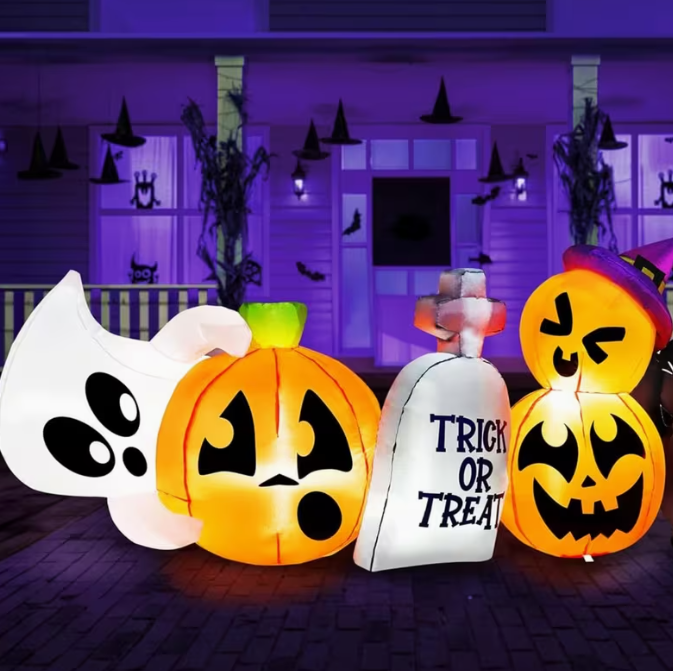 8ft Long Halloween Inflatables Outdoor Decoration