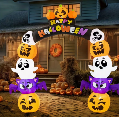 Halloween Inflatables Pumpkin Archway Outdoor Decoration