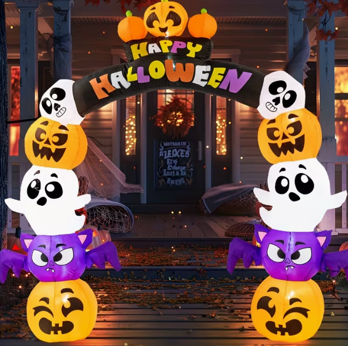 Halloween Inflatables Pumpkin Archway Outdoor Decoration