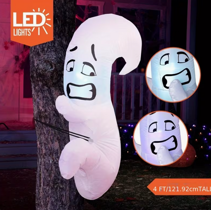 4 FT Halloween Inflatables Ghost Outdoor Decor