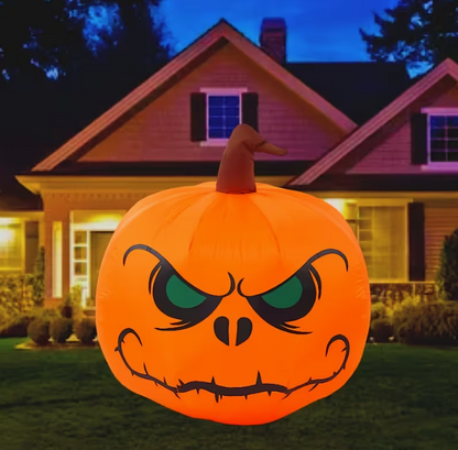4ft Halloween Inflatable Pumpkin with LED Lights