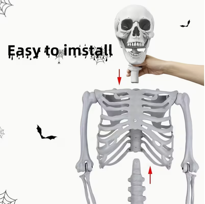 1pc Super Large Halloween Skull