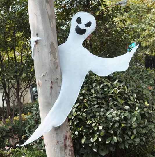 Ghost With Bendable Garland Wrap Decoration