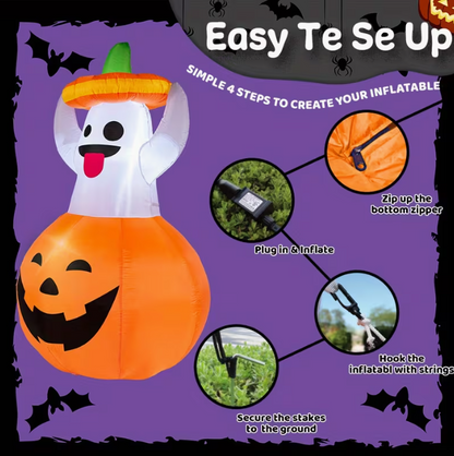 5ft Halloween Inflatable Ghost Outdoor Decoration