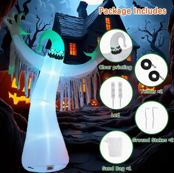 Halloween Inflatables Ghost Outdoor Decoration